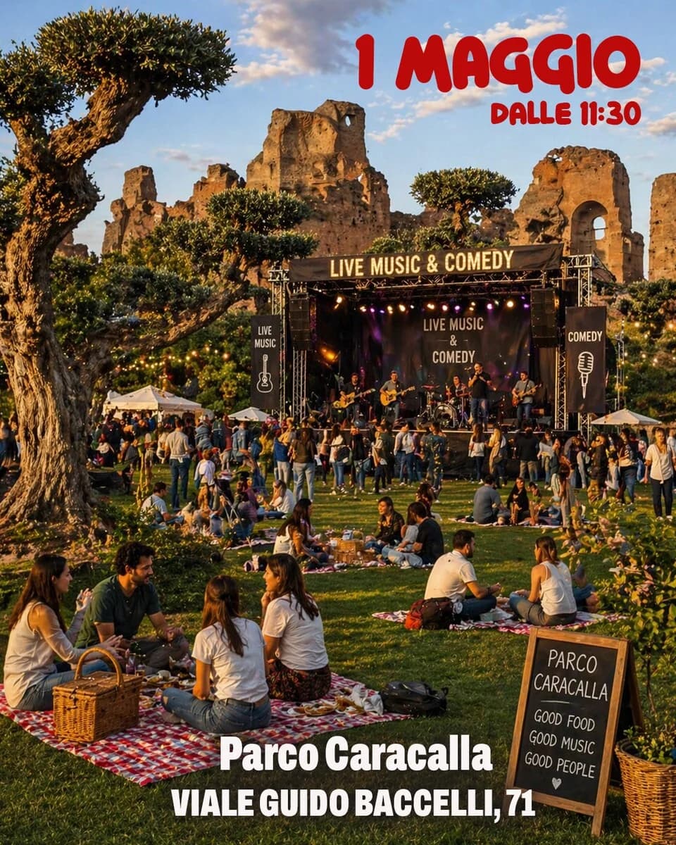 1° Maggio al Parco Caracalla: inaugurazione e giornata all'aperto a Roma