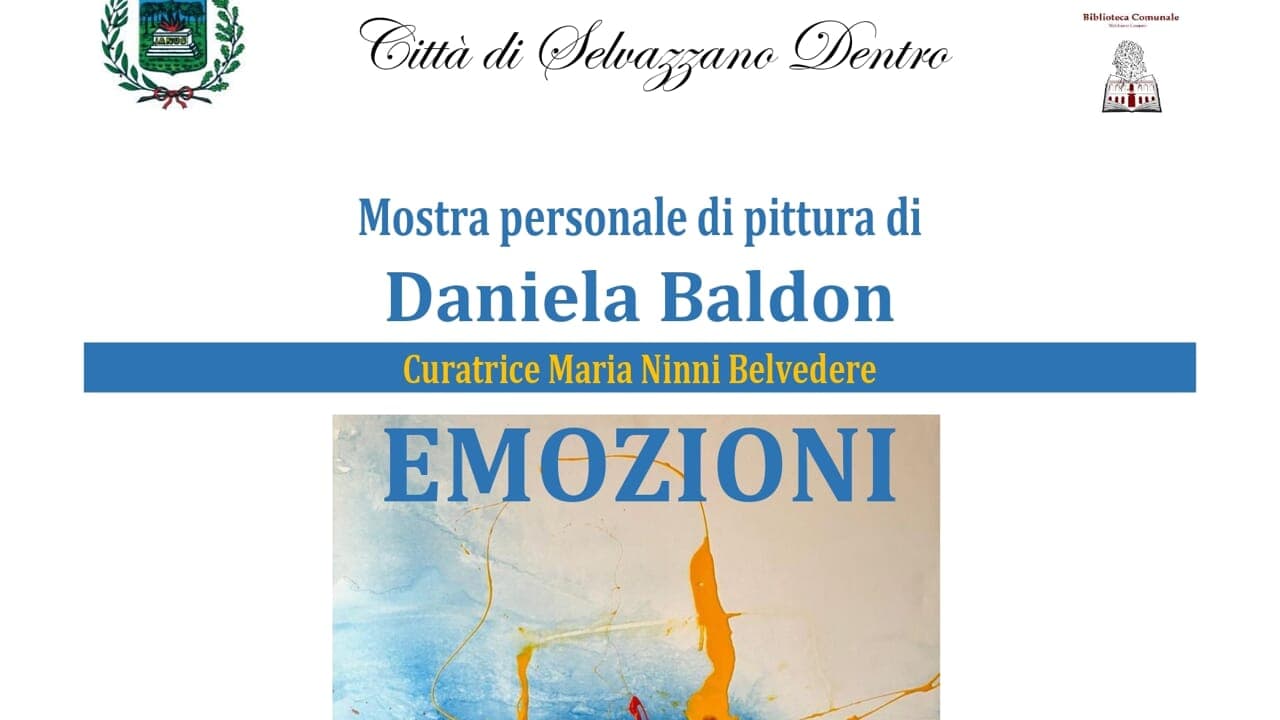 Emozioni: la mostra personale di Daniela Baldon a Selvazzano Dentro