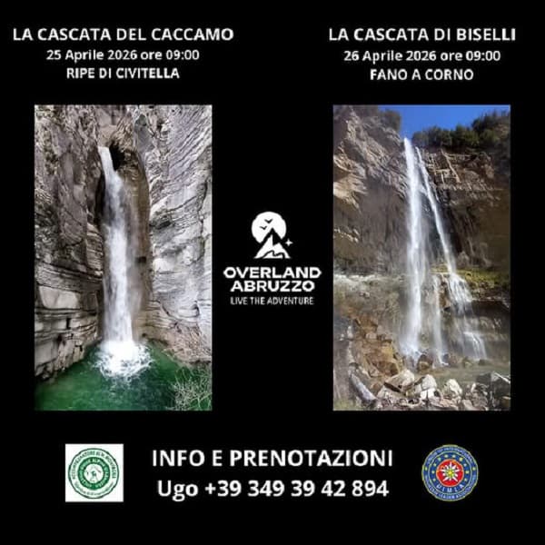 Escursione guidata alla Cascata di Biselli nel Parco Nazionale del Gran