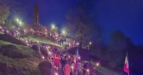 Fiaccolata della memoria al Sacrario Partigiano di Certosa di Pesio