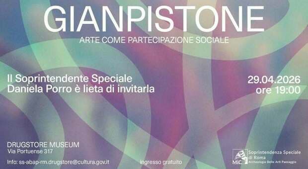 Gianpistone al Drugstore Museum: prima monografica sull'arte