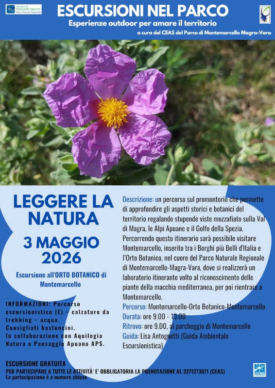 Leggere la natura: escursione all'Orto Botanico di Montemarcello - 3