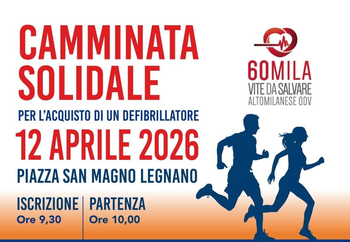 Legnano: camminata familiare solidale il 12 aprile per donare un