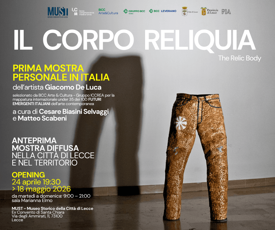 Mostra personale di Giacomo De Luca al MUST: inaugurazione 24 aprile