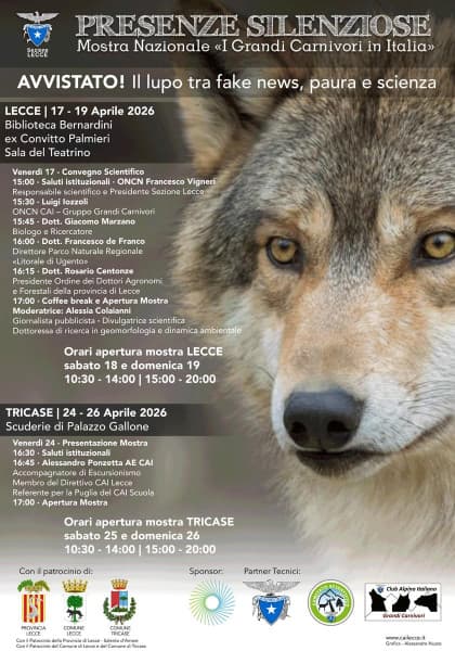 Mostra "Presenze Silenziose": il ritorno dei Grandi Carnivori in