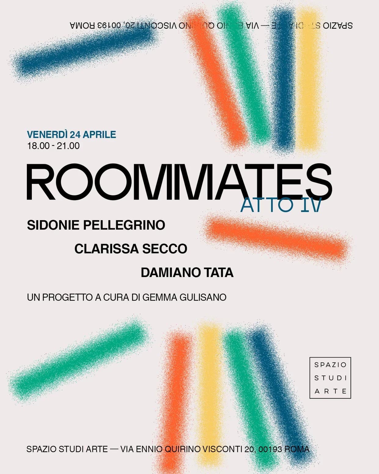 Roommates | Atto IV — Mostra collettiva a Spazio Studi Arte (Roma)