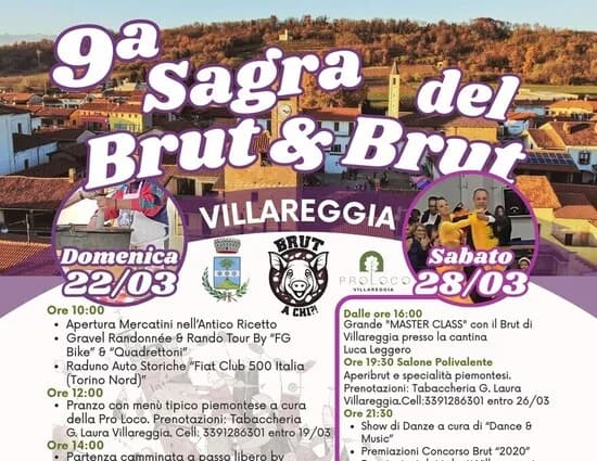 Sagra del Brut a Villareggia (TO) — dal 22 al 28 marzo 2026