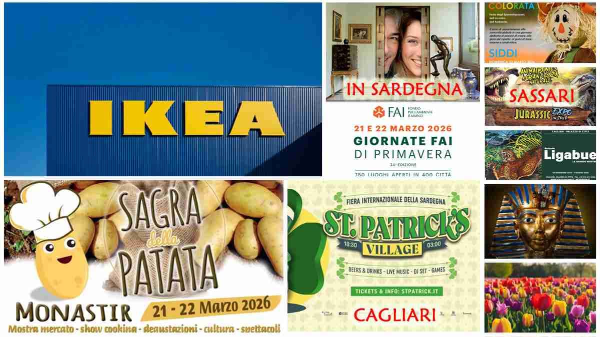 Weekend in Sardegna: eventi e sagre da non perdere (20-22 marzo 2026)